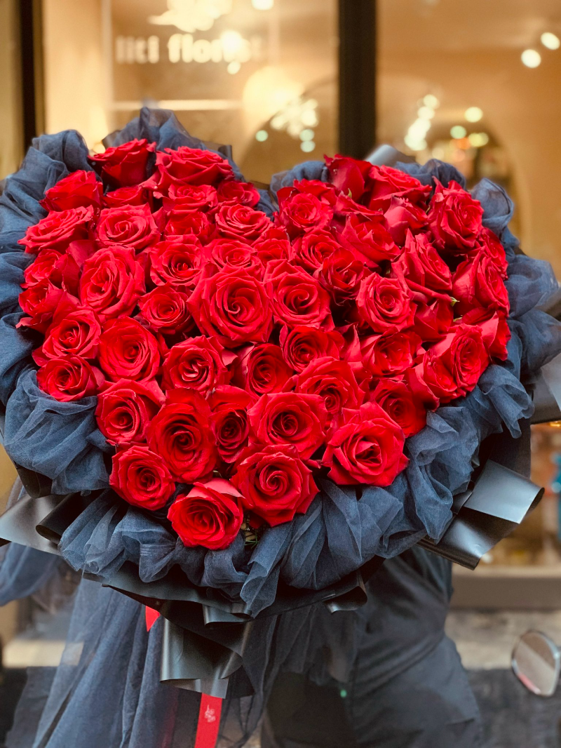 bó hoa hồng đỏ 30 bông mic babi tặng SINH NHẬT MẸ  VỢ  người yêu Ở HÀ NỘI   hoa tươi hà nội