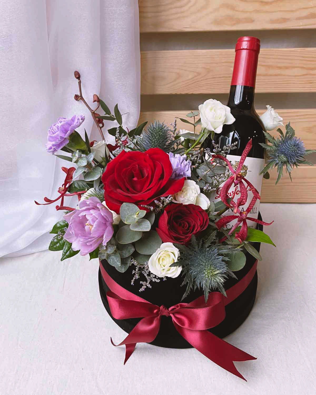 Hình ảnh rượu và hoa sinh nhật đẹp, ý nghĩa